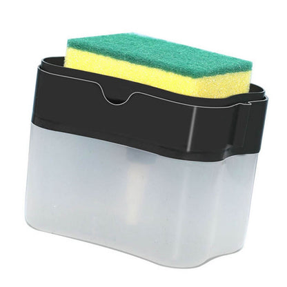 Dish Liquid Dispenser Durable Plastic Effort Saving Press Large Capacity Dish Detergent Dispenser for Kitchen V1294-YM3118220243411-0421