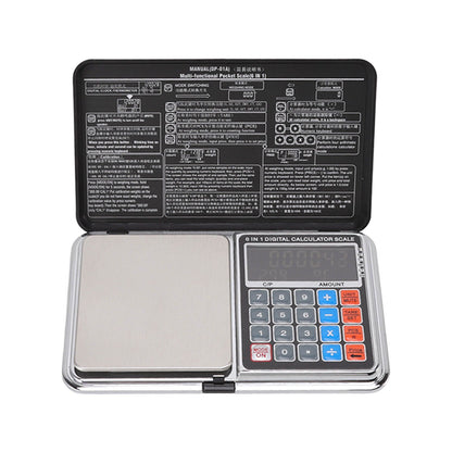 0.01/100G Digital Calculator Scale Kitchen Scale Baking Food Precise Scale with White Light Backlit Screen V1294-YM3118220243511-0421