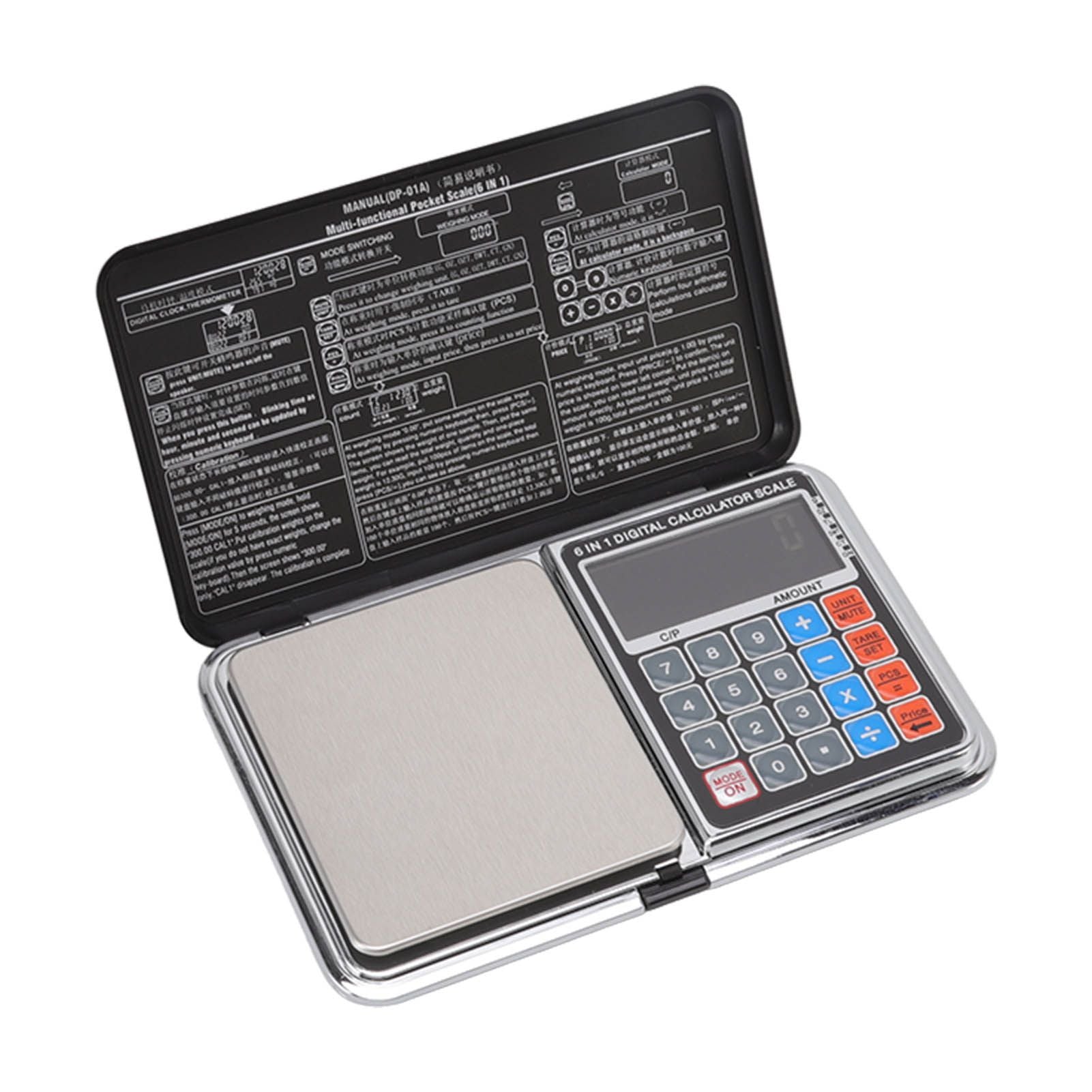 0.01/100G Digital Calculator Scale Kitchen Scale Baking Food Precise Scale with White Light Backlit Screen V1294-YM3118220243511-0421