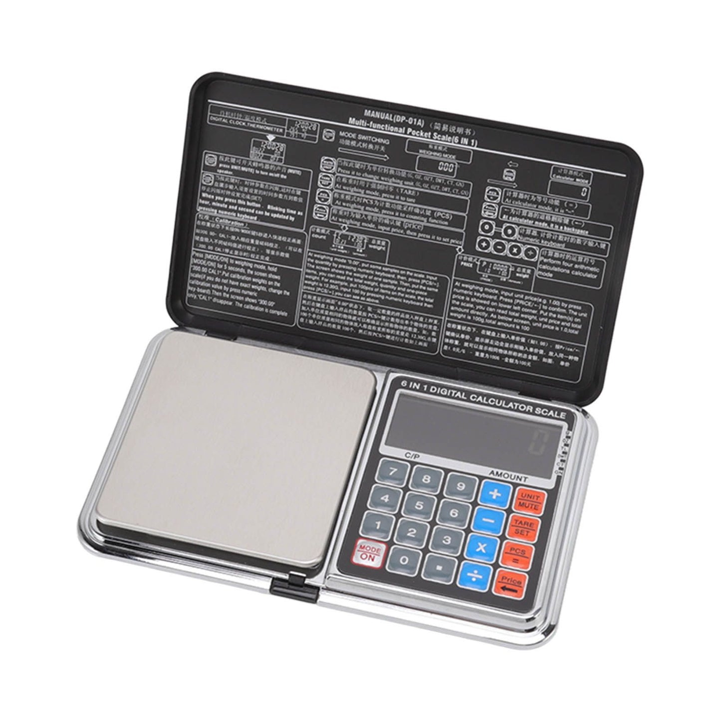 0.01/100G Digital Calculator Scale Kitchen Scale Baking Food Precise Scale with White Light Backlit Screen V1294-YM3118220243511-0421