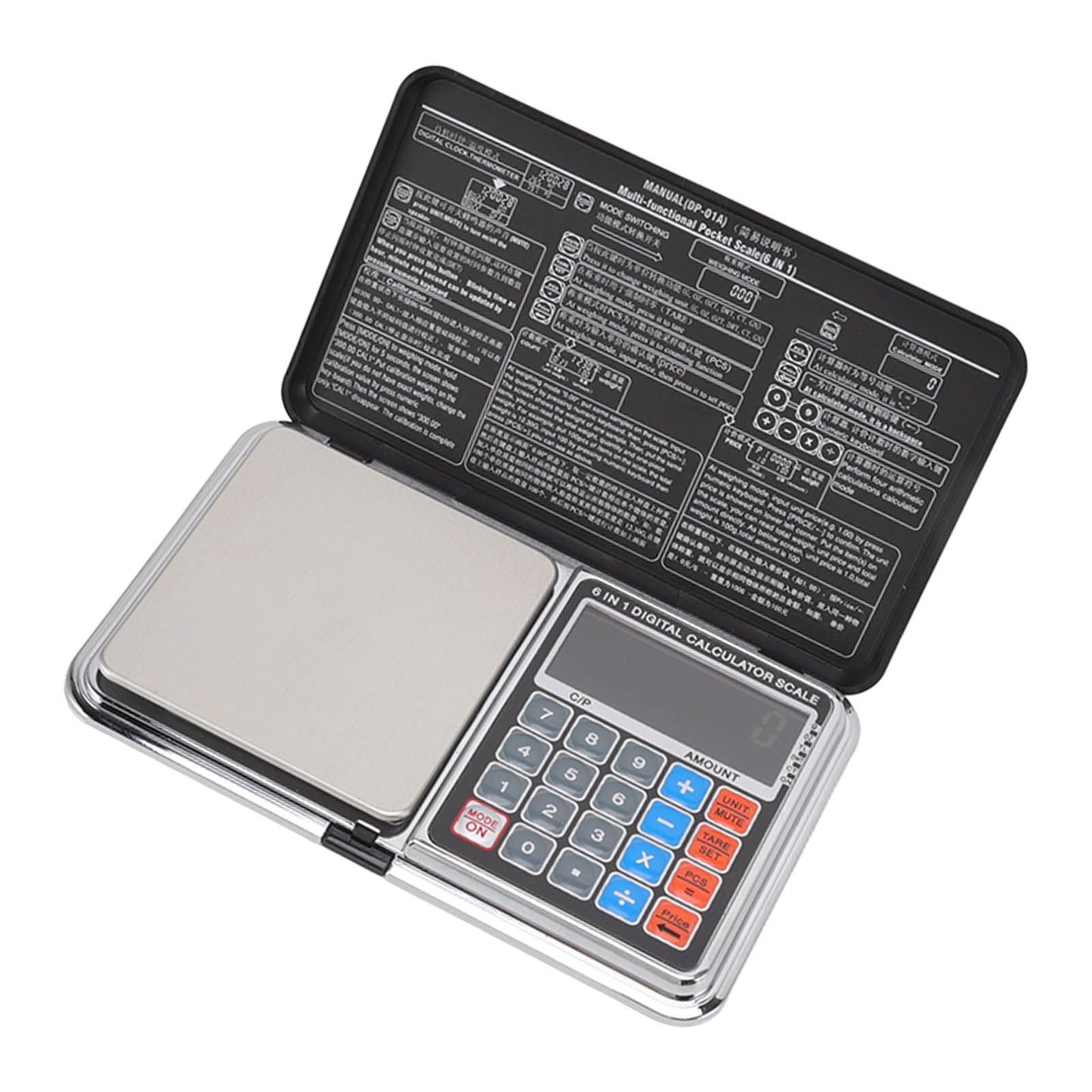 0.01/100G Digital Calculator Scale Kitchen Scale Baking Food Precise Scale with White Light Backlit Screen V1294-YM3118220243511-0421