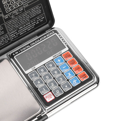 0.01/100G Digital Calculator Scale Kitchen Scale Baking Food Precise Scale with White Light Backlit Screen V1294-YM3118220243511-0421