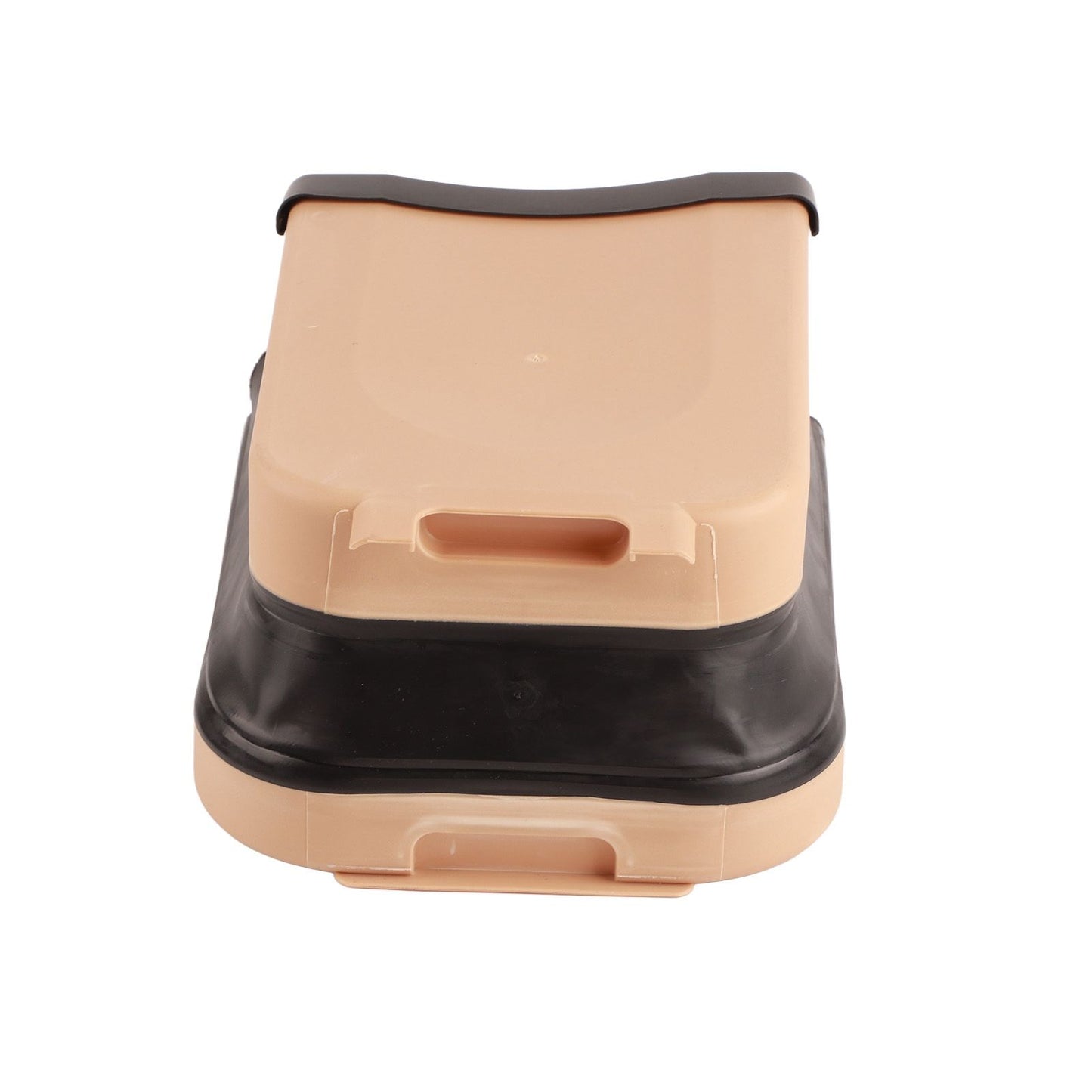Collapsible Hanging Kitchen Waste Bin 9L Plastic Kitchen Folding Trash Can with Fixing Bracket for Bedroom V1294-YM3118220245211-0421