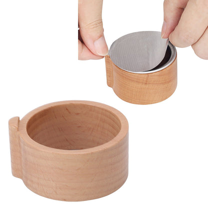 Coffee Capsule Refill Holder Beech Wood Coffee Pod Aluminum Foil Seals Holder for Vertuoline Coffee Capsule V1294-YM3118220245711-0421
