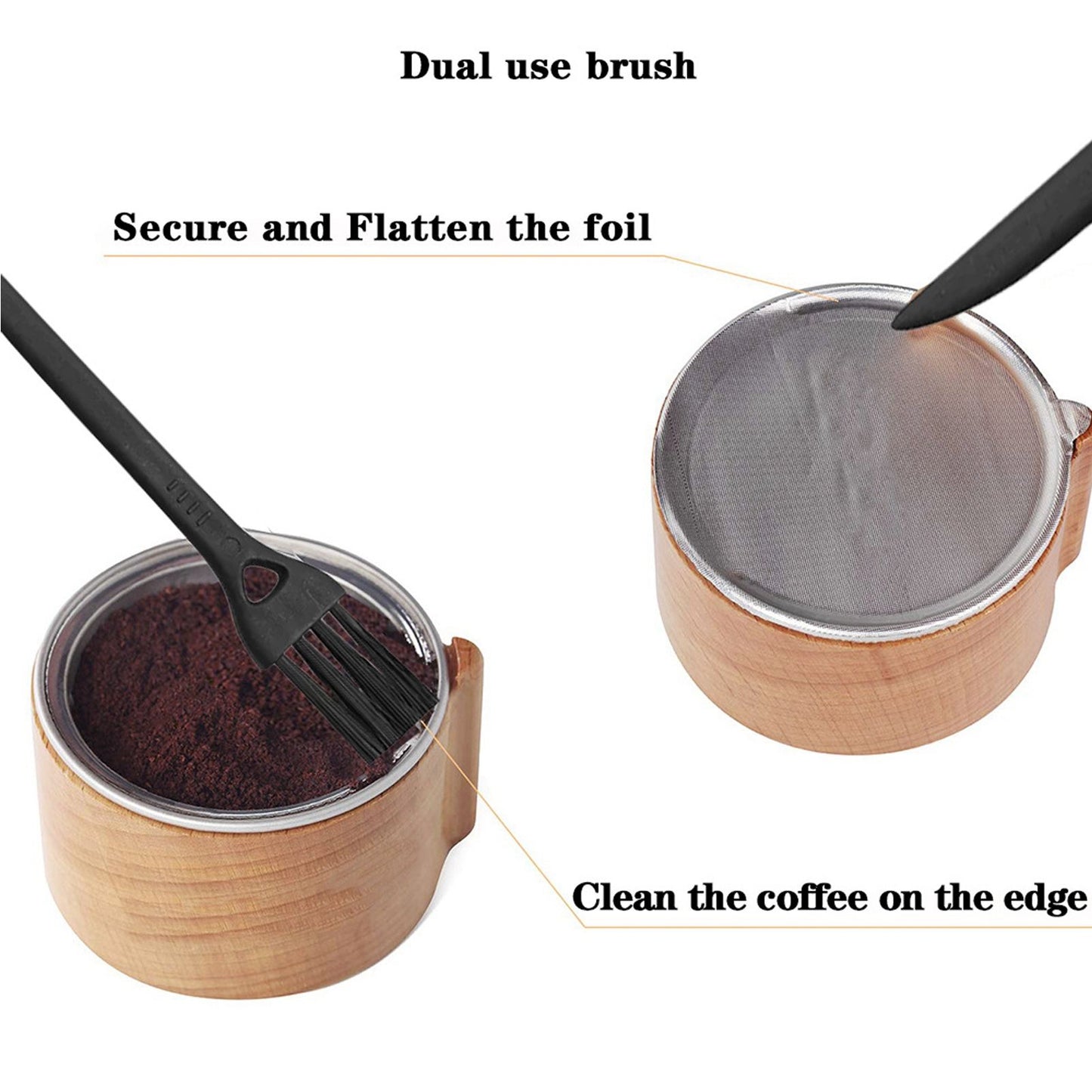 Coffee Capsule Refill Holder Beech Wood Coffee Pod Aluminum Foil Seals Holder for Vertuoline Coffee Capsule V1294-YM3118220245711-0421