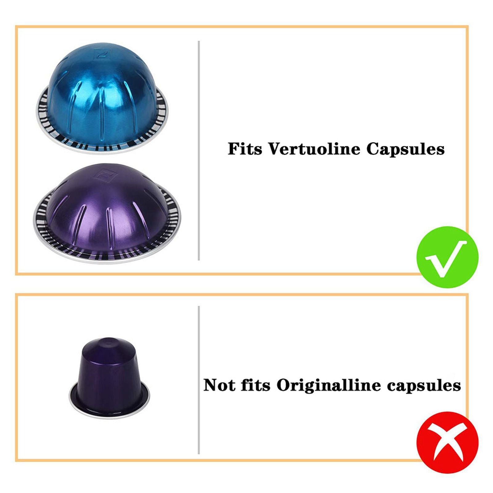 Coffee Capsule Refill Holder Beech Wood Coffee Pod Aluminum Foil Seals Holder for Vertuoline Coffee Capsule V1294-YM3118220245711-0421
