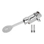 Faucet Foot Pedal Valve Silver Stainless Steel Water Saving Floor Pedal Control Switch for Public Place V1294-YM3118220246211-0421