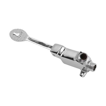 Faucet Foot Pedal Valve Silver Stainless Steel Water Saving Floor Pedal Control Switch for Public Place V1294-YM3118220246211-0421