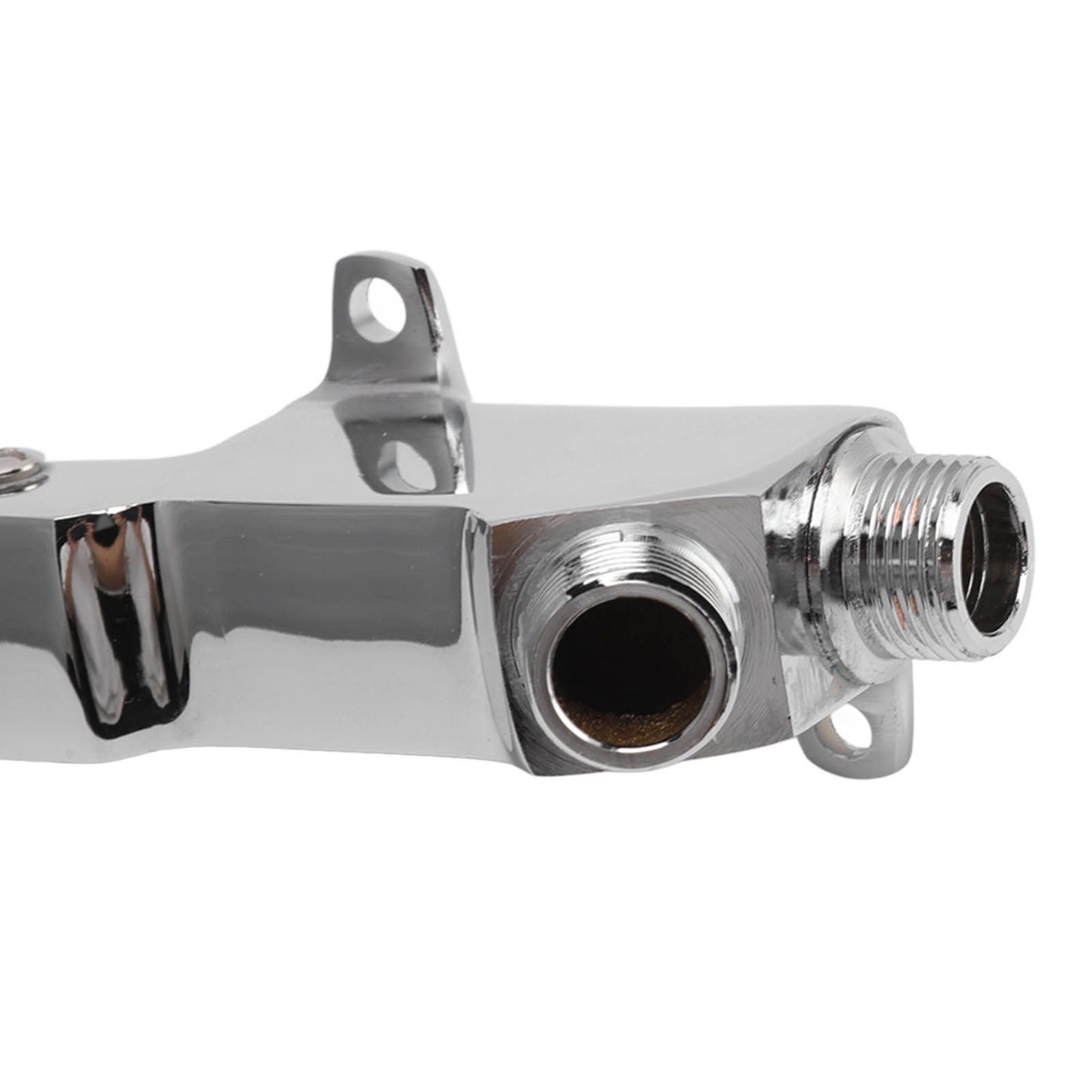 Faucet Foot Pedal Valve Silver Stainless Steel Water Saving Floor Pedal Control Switch for Public Place V1294-YM3118220246211-0421