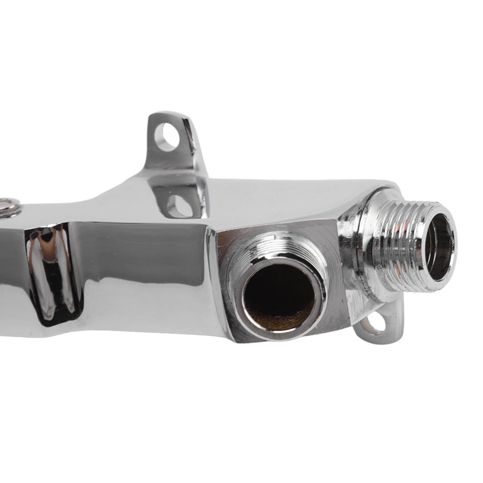 Faucet Foot Pedal Valve Silver Stainless Steel Water Saving Floor Pedal Control Switch for Public Place V1294-YM3118220246211-0421