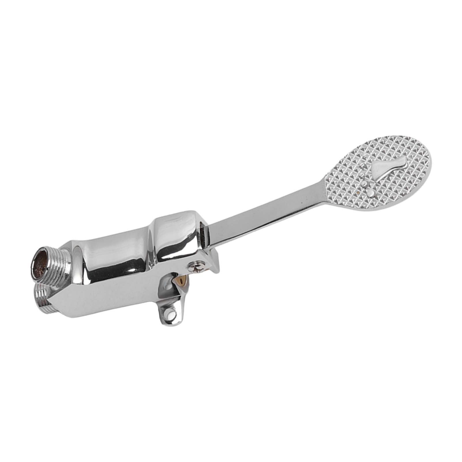 Faucet Foot Pedal Valve Silver Stainless Steel Water Saving Floor Pedal Control Switch for Public Place V1294-YM3118220246211-0421