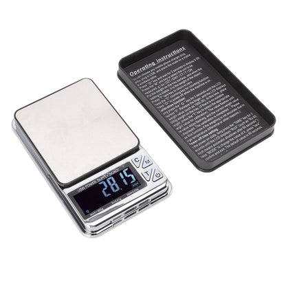 High Accuracy Digital Scale 600/0.01g LCD Display Waterproof USB Charging Electronic Scale for Kitchen Jewelry V1294-YM3118220246911-0421