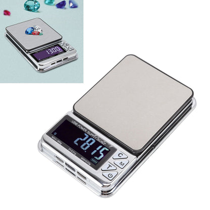 High Accuracy Digital Scale 600/0.01g LCD Display Waterproof USB Charging Electronic Scale for Kitchen Jewelry V1294-YM3118220246911-0421