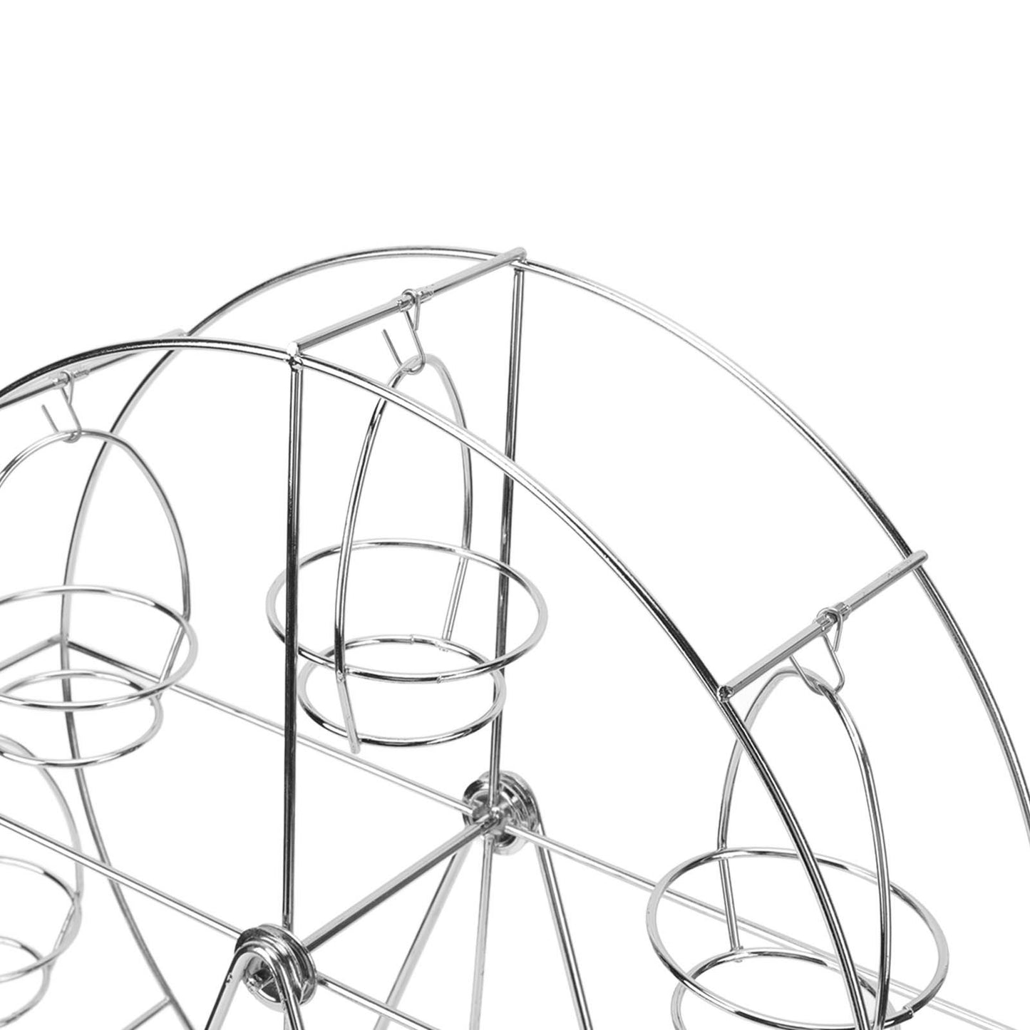 Cupcake Display Rack Iron Rotatable Eight Cupcakes Wheel Cupcake Stand for DIY Birthday Party V1294-YM3118220247611-0421