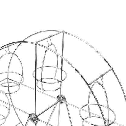 Cupcake Display Rack Iron Rotatable Eight Cupcakes Wheel Cupcake Stand for DIY Birthday Party V1294-YM3118220247611-0421