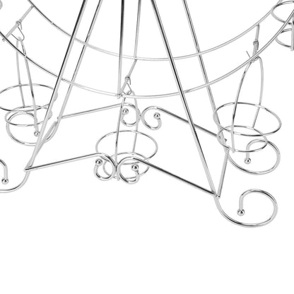 Cupcake Display Rack Iron Rotatable Eight Cupcakes Wheel Cupcake Stand for DIY Birthday Party V1294-YM3118220247611-0421