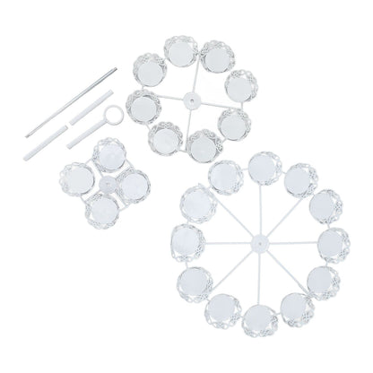 Cupcake Stand for 24 Cupcakes 3 Tier Pastry Serving Display Stand Iron Dessert Carrier Display Holder for V1294-YM3118220247811-0421