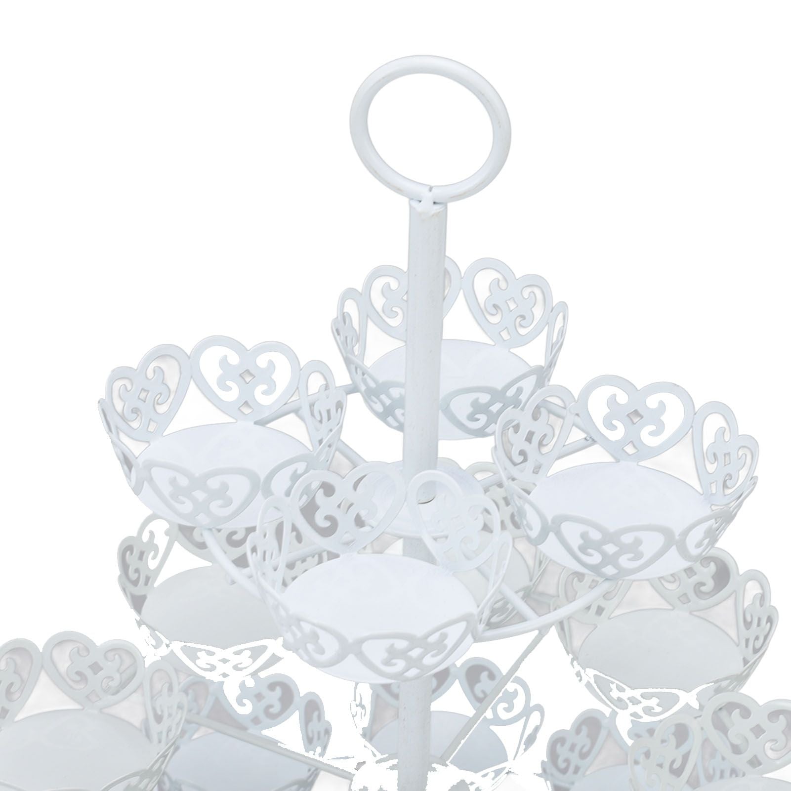 Cupcake Stand for 24 Cupcakes 3 Tier Pastry Serving Display Stand Iron Dessert Carrier Display Holder for V1294-YM3118220247811-0421
