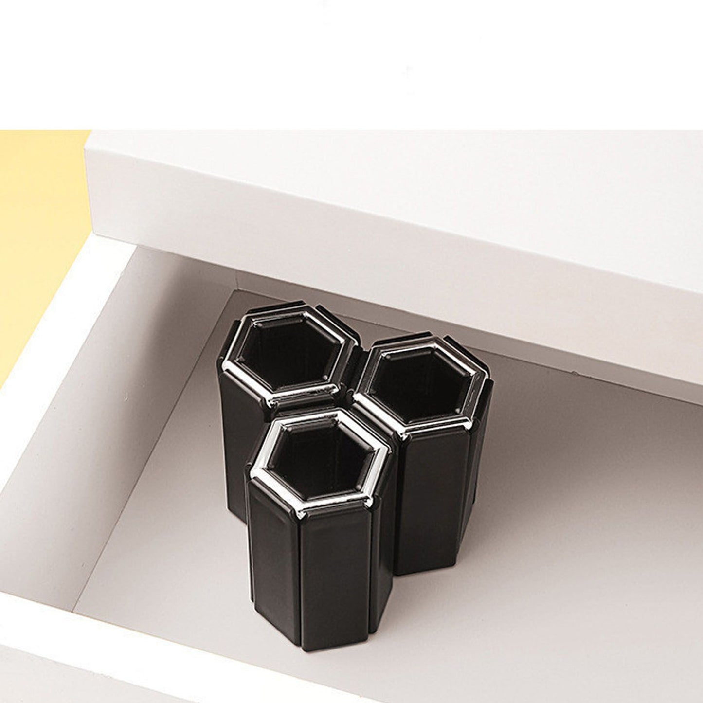 6PCS Hot Pot Heat Insulation Pad Foldable ABS Hollow Design Hot Dishes Holder for Kitchen Home V1294-YM3118220249611-0421