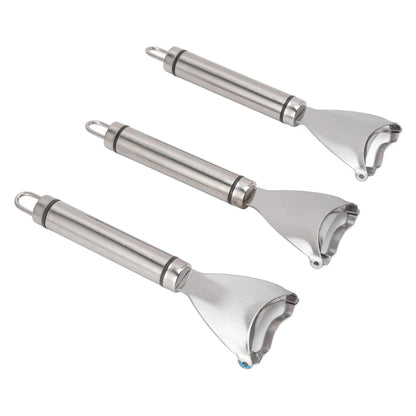 3pcs Stainless Steel Corn Cutter Peeler Safe Quick Clean Comfortable Grip Corn Thresher Planer Cutter for V1294-YM3118220249711-0421