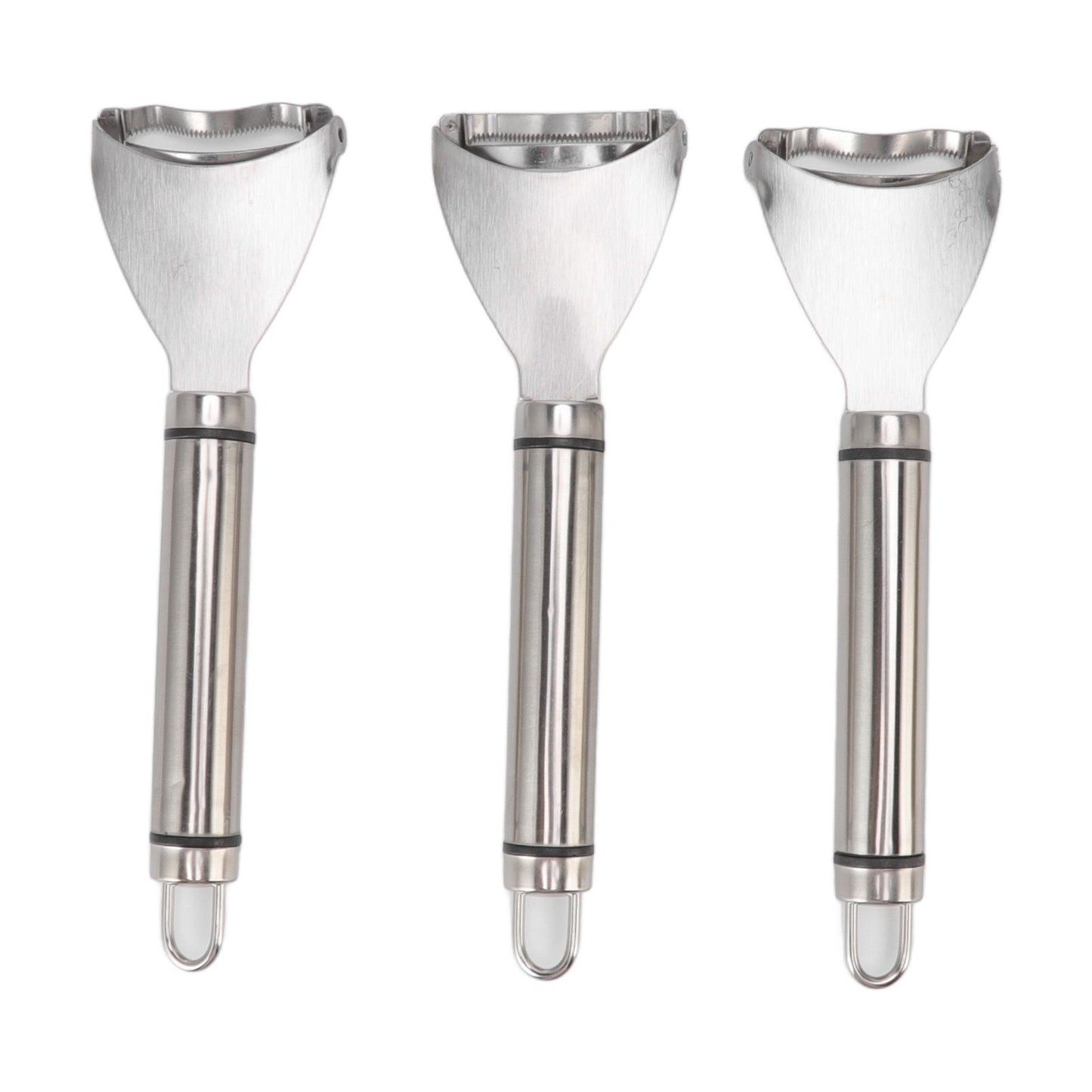 3pcs Stainless Steel Corn Cutter Peeler Safe Quick Clean Comfortable Grip Corn Thresher Planer Cutter for V1294-YM3118220249711-0421