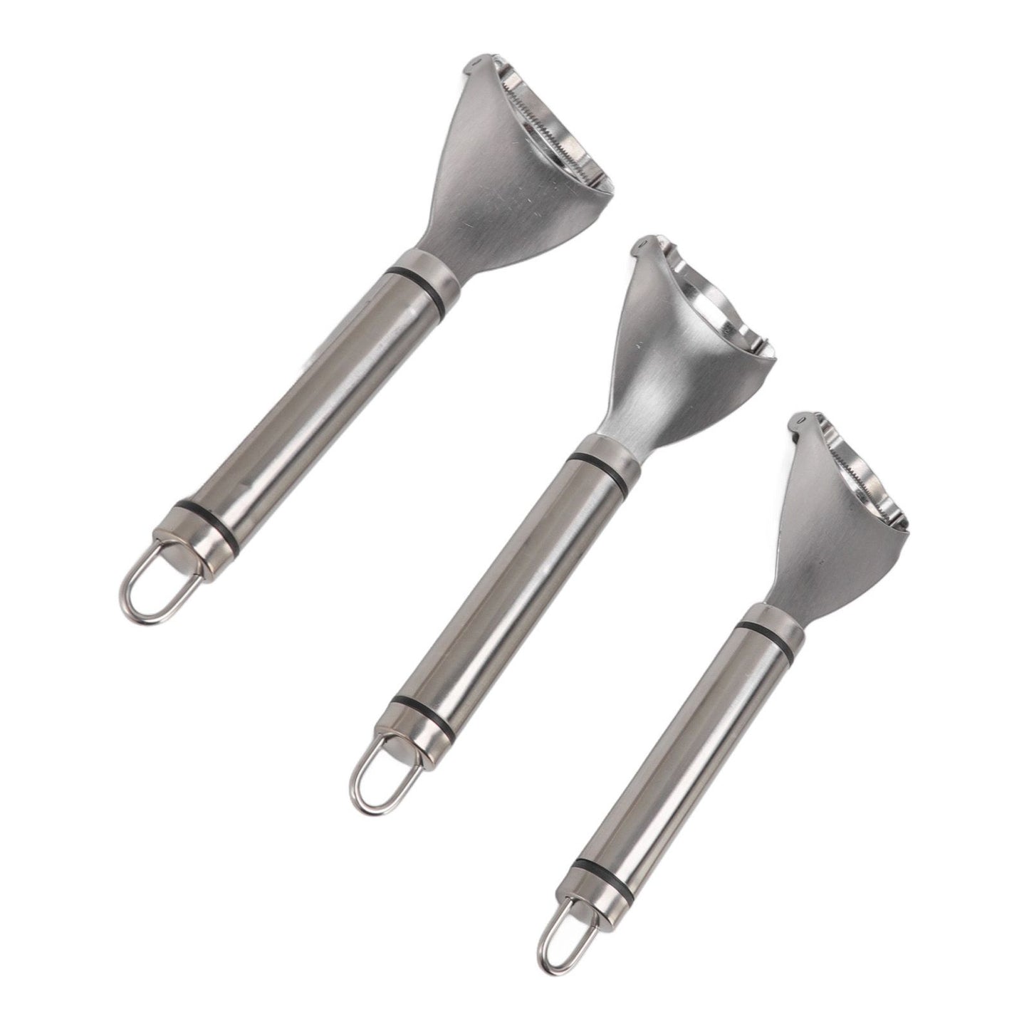 3pcs Stainless Steel Corn Cutter Peeler Safe Quick Clean Comfortable Grip Corn Thresher Planer Cutter for V1294-YM3118220249711-0421