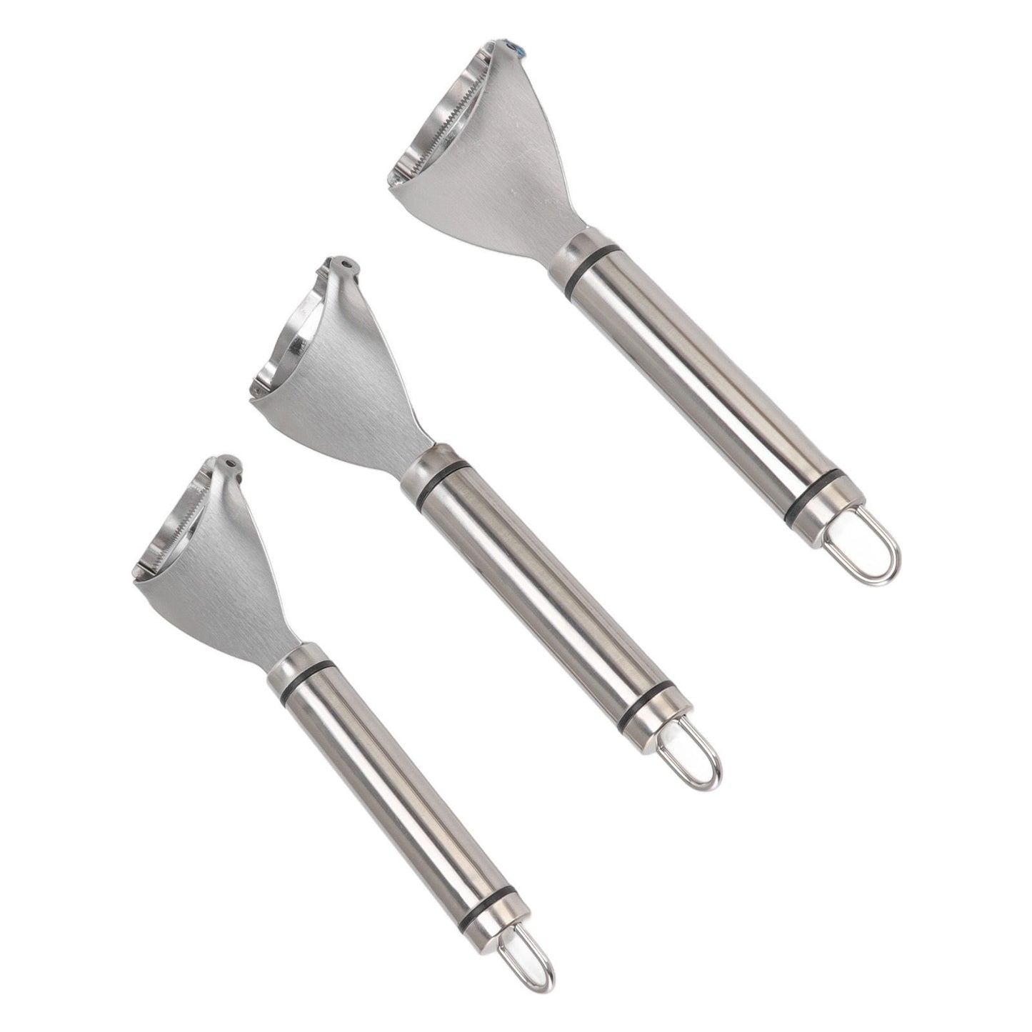 3pcs Stainless Steel Corn Cutter Peeler Safe Quick Clean Comfortable Grip Corn Thresher Planer Cutter for V1294-YM3118220249711-0421