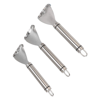 3pcs Stainless Steel Corn Cutter Peeler Safe Quick Clean Comfortable Grip Corn Thresher Planer Cutter for V1294-YM3118220249711-0421