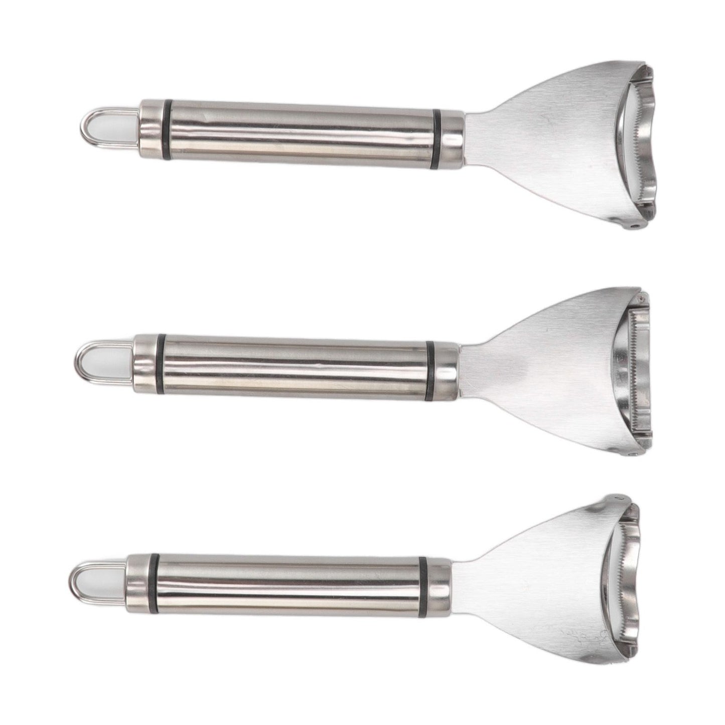 3pcs Stainless Steel Corn Cutter Peeler Safe Quick Clean Comfortable Grip Corn Thresher Planer Cutter for V1294-YM3118220249711-0421
