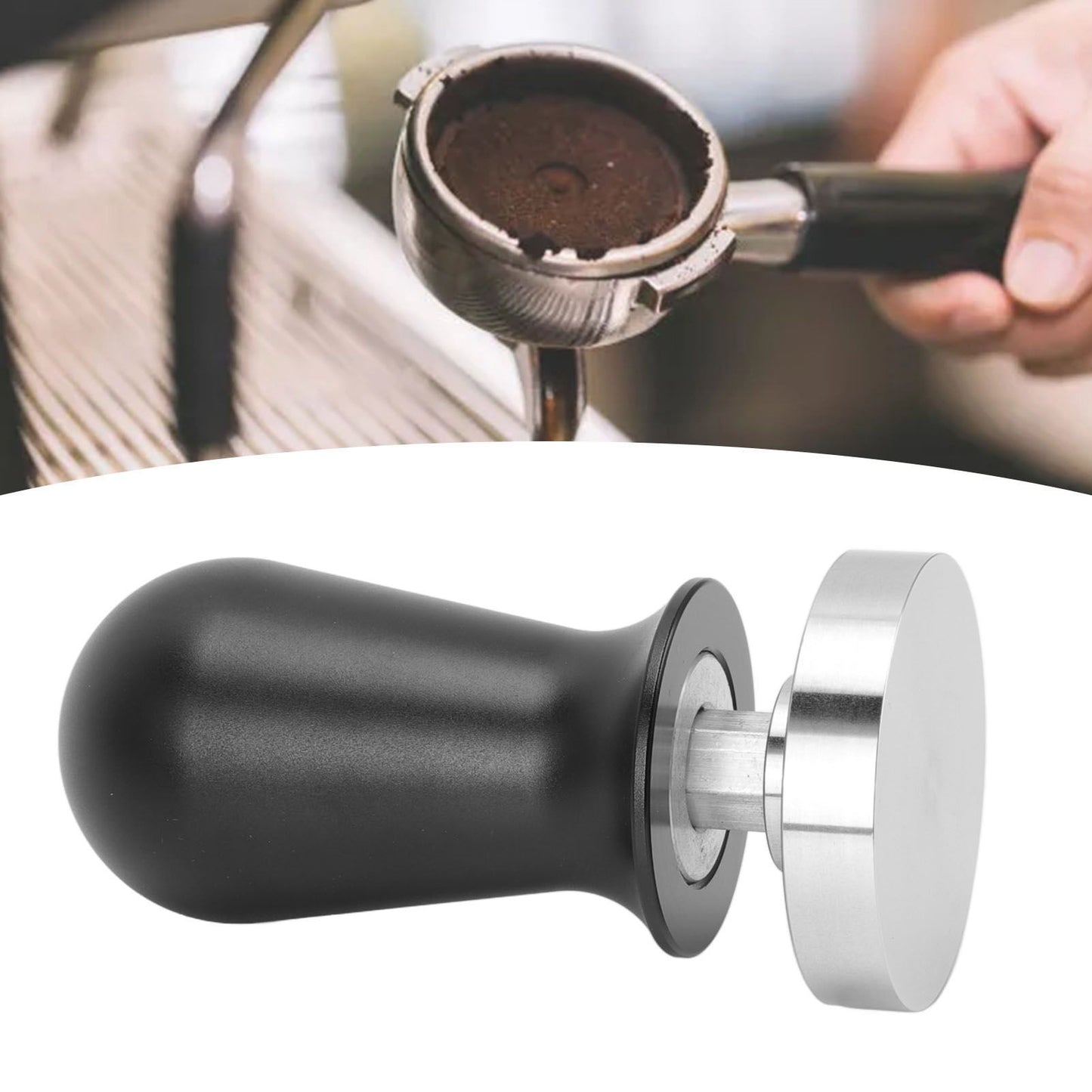 Coffee Tamper Stainless Steel 30lb Constant Pressure Built in Spring Removable Coffee Powder Tamper Tool V1294-YM3118220250411-0421