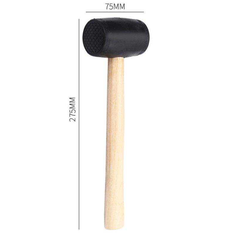 Coconut Opening Tool Opener Tool Safe Easy to Open Young Coconuts for Home Hotel Rubber Head Hammer 275x75mm V1294-YM3118220250913-0421