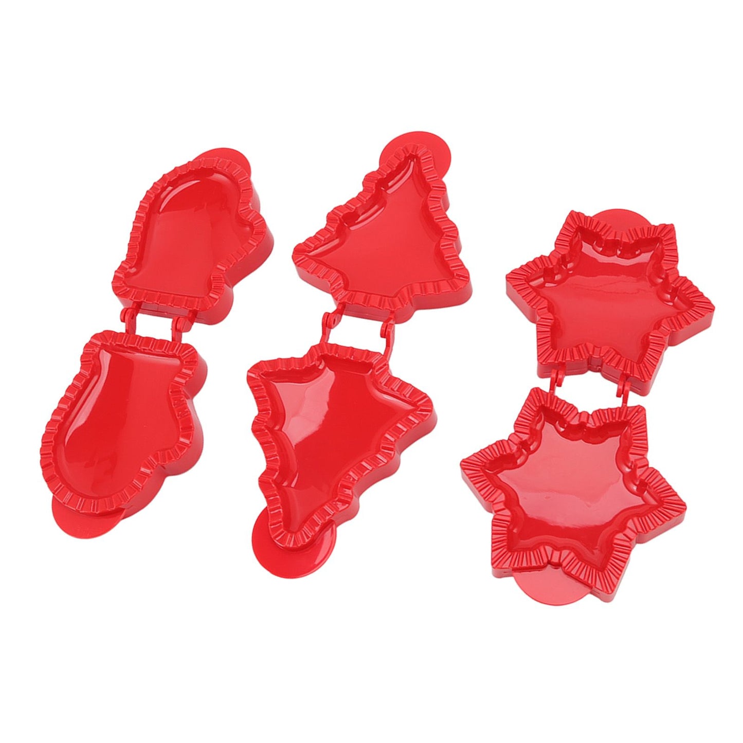 3 Pcs Pocket Pie Molds Christmas Tree Star Glove Shape Dough Presser Mini Hand Pie Mold Set Pie Maker for V1294-YM3118220251211-0421