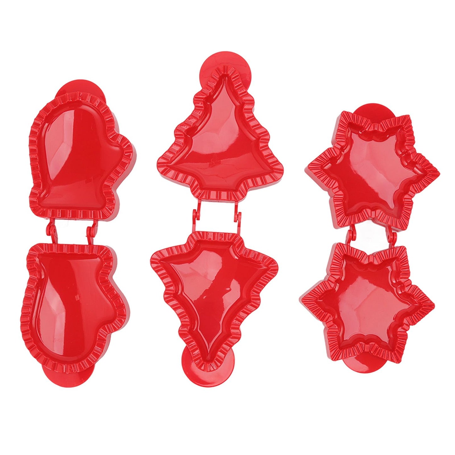 3 Pcs Pocket Pie Molds Christmas Tree Star Glove Shape Dough Presser Mini Hand Pie Mold Set Pie Maker for V1294-YM3118220251211-0421