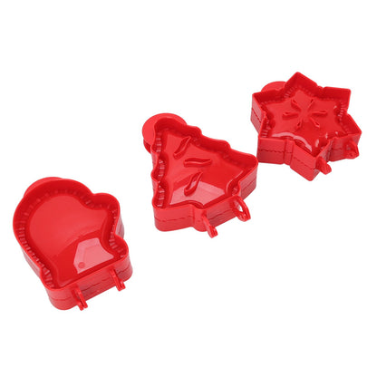 3 Pcs Pocket Pie Molds Christmas Tree Star Glove Shape Dough Presser Mini Hand Pie Mold Set Pie Maker for V1294-YM3118220251211-0421