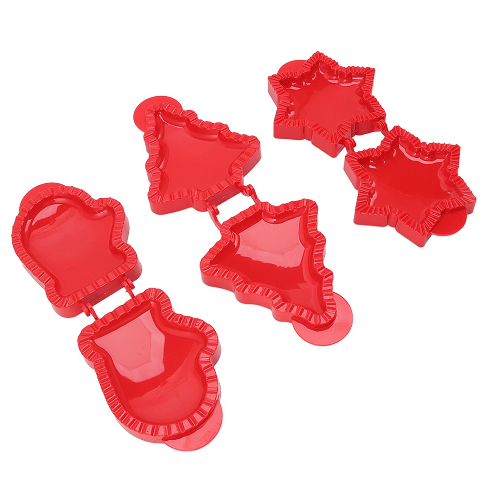 3 Pcs Pocket Pie Molds Christmas Tree Star Glove Shape Dough Presser Mini Hand Pie Mold Set Pie Maker for V1294-YM3118220251211-0421