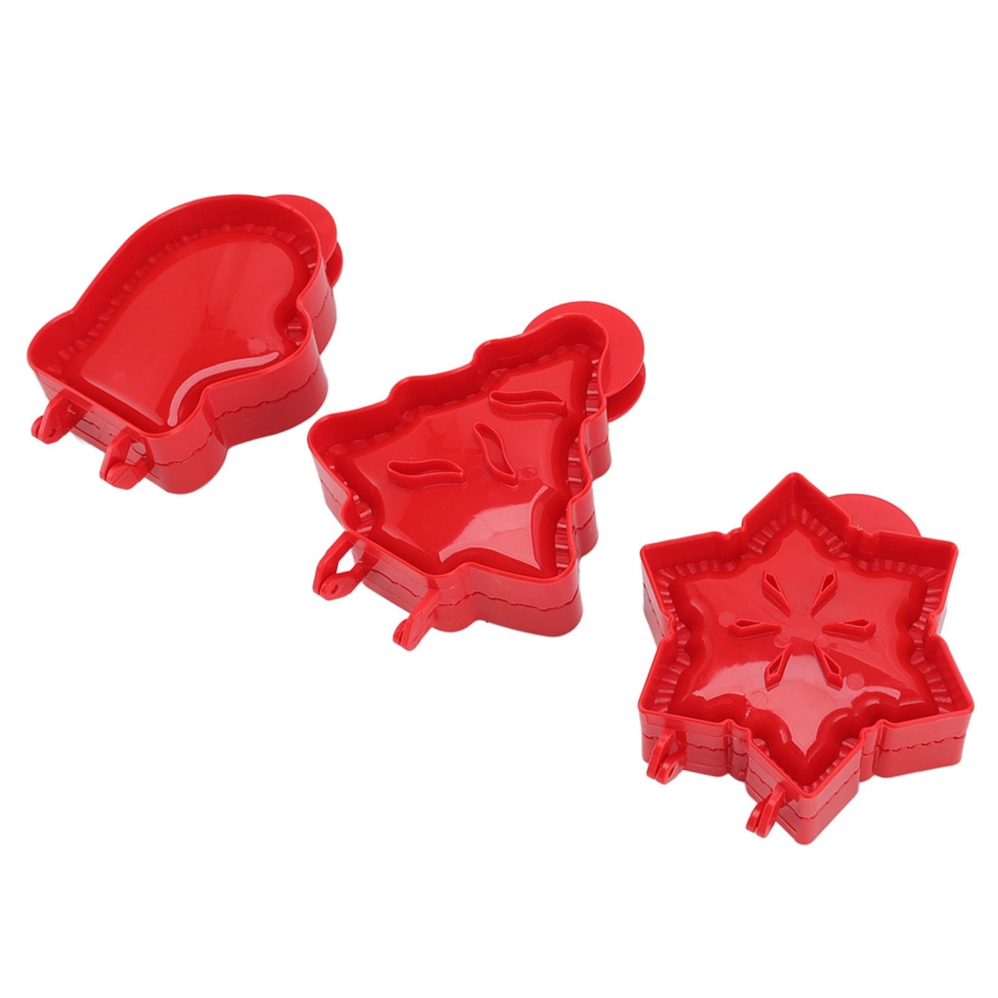 3 Pcs Pocket Pie Molds Christmas Tree Star Glove Shape Dough Presser Mini Hand Pie Mold Set Pie Maker for V1294-YM3118220251211-0421