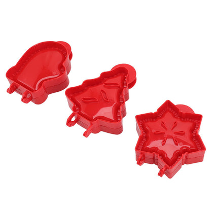 3 Pcs Pocket Pie Molds Christmas Tree Star Glove Shape Dough Presser Mini Hand Pie Mold Set Pie Maker for V1294-YM3118220251211-0421