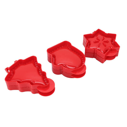 3 Pcs Pocket Pie Molds Christmas Tree Star Glove Shape Dough Presser Mini Hand Pie Mold Set Pie Maker for V1294-YM3118220251211-0421