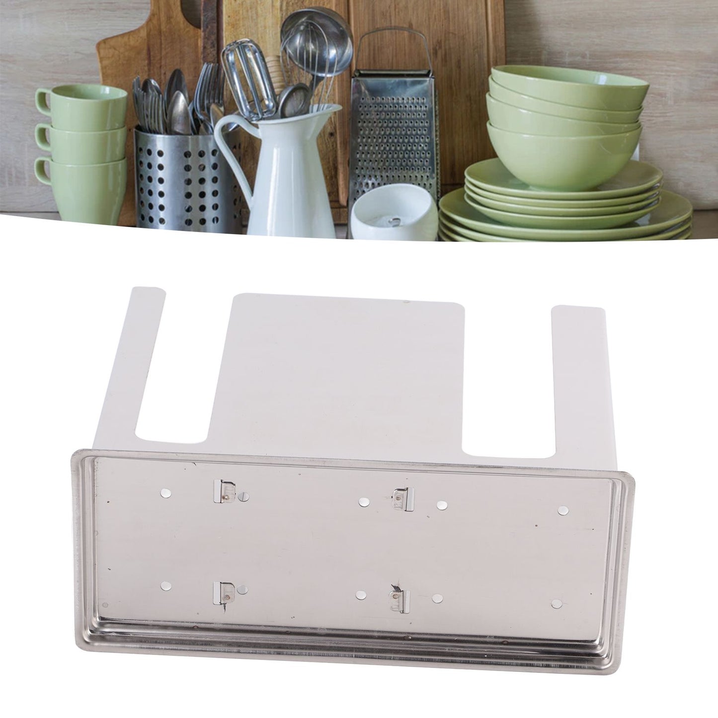 Utensil Drying Rack Stainless Steel Hanging Rack Chopsticks Spoon Fork Knife Drainer Basket Flatware Storage V1294-YM3118220251412-0421