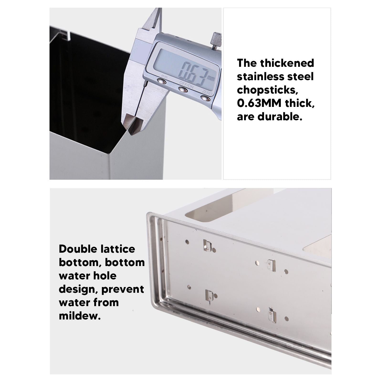 Utensil Drying Rack Stainless Steel Hanging Rack Chopsticks Spoon Fork Knife Drainer Basket Flatware Storage V1294-YM3118220251412-0421