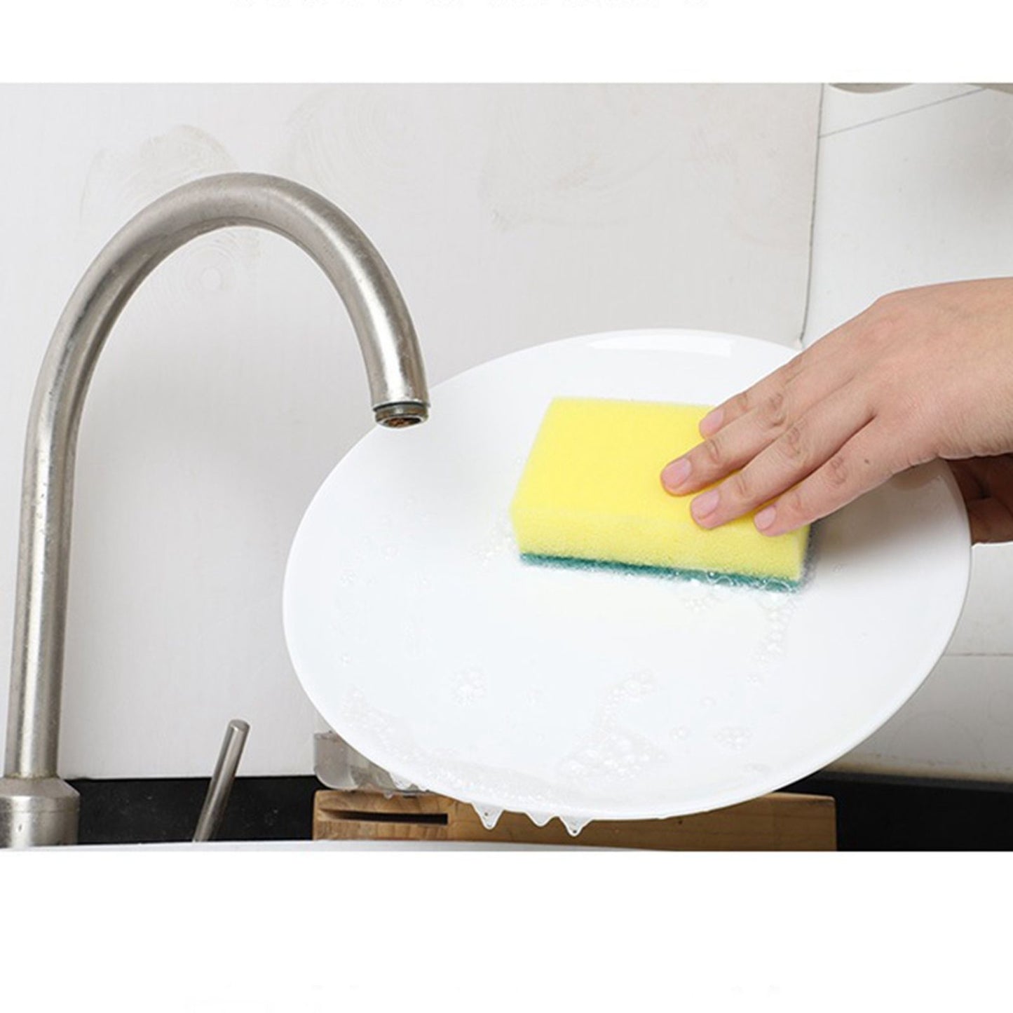Dish Soap Dispenser Press Design Automatically Liquid Dispenser Box Sponge Holder Soap Dispenser for Home V1294-YM3118220251511-0421
