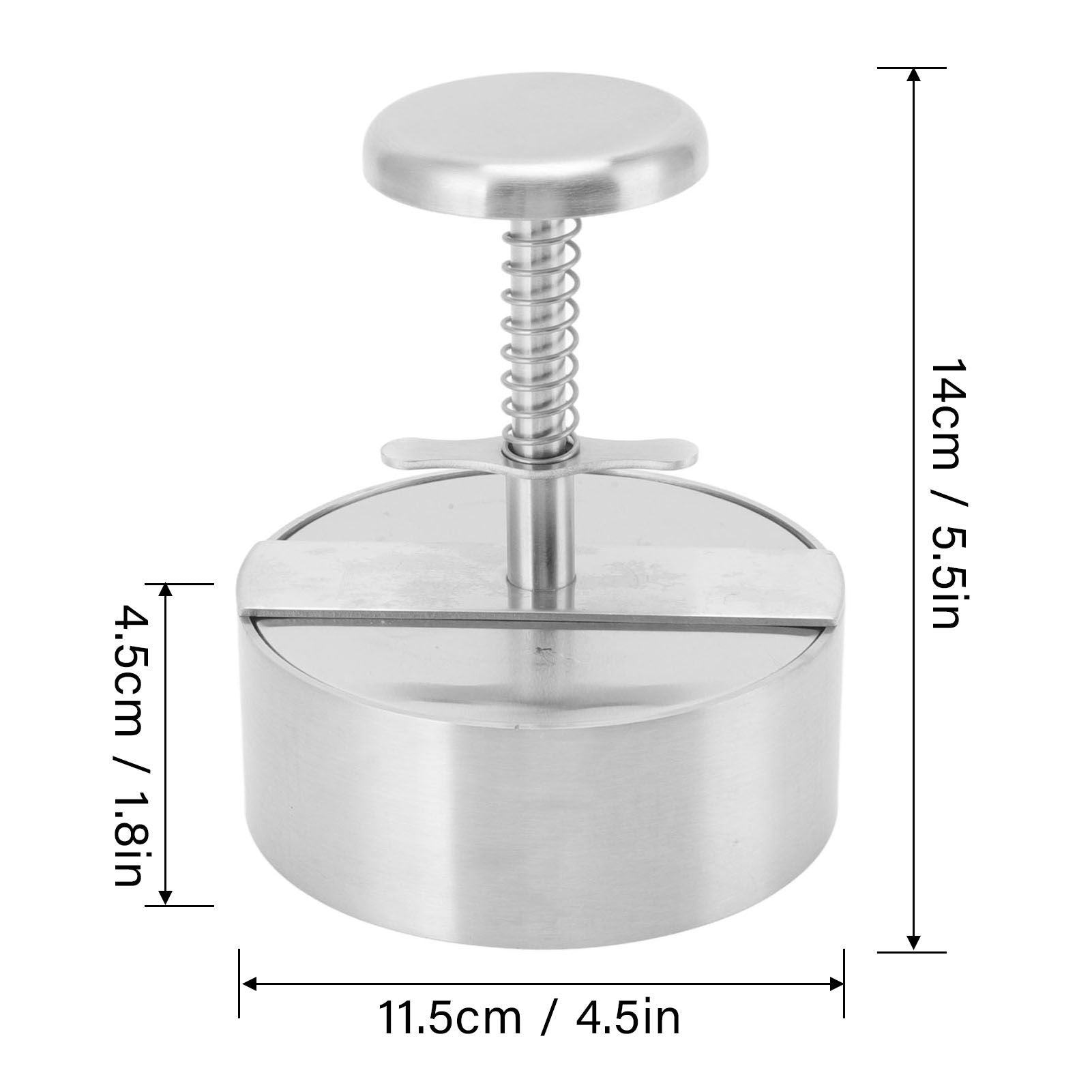 Hamburger Press Patty Maker 304 Stainless Steel Hamburger Meat Press for Kitchen Burgers Accessories V1294-YM3118220252411-0421