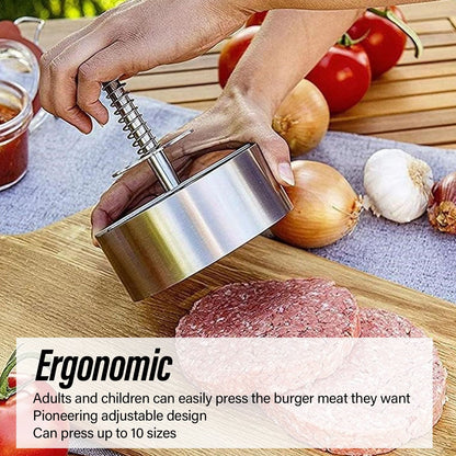 Hamburger Press Patty Maker 304 Stainless Steel Hamburger Meat Press for Kitchen Burgers Accessories V1294-YM3118220252411-0421