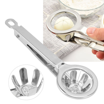 Egg Cutter 304 Stainless Steel Rust Proof Labor Saving Multi Functional Egg Splitter for Kitchen Restaurant V1294-YM3118220252611-0421