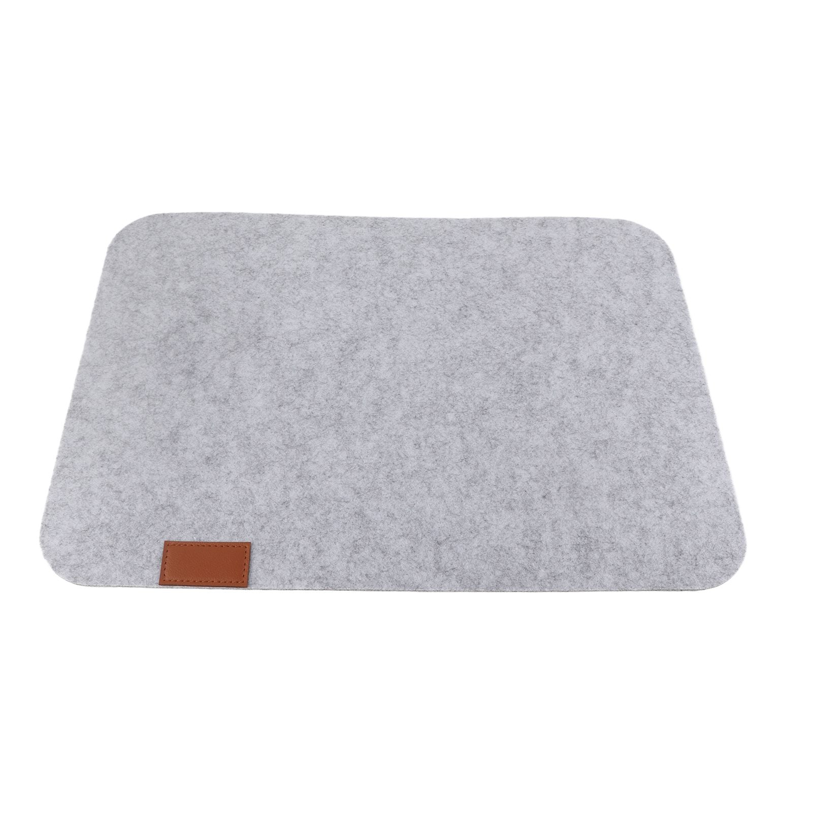 Placemat Cup Mat Set Felt Heat Insulation with Fork Bag Tableware Mat for Home Kitchen Light Gray V1294-YM3118220253111-0421