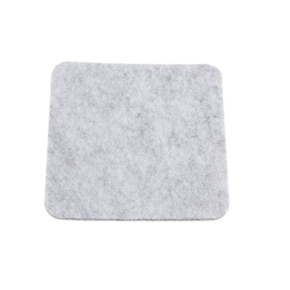 Placemat Cup Mat Set Felt Heat Insulation with Fork Bag Tableware Mat for Home Kitchen Light Gray V1294-YM3118220253111-0421