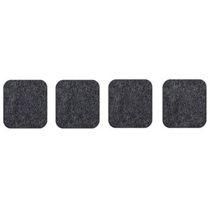 Placemat Cup Mat Set Felt Heat Insulation with Fork Bag Tableware Mat for Home Kitchen Dark Gray V1294-YM3118220253112-0421