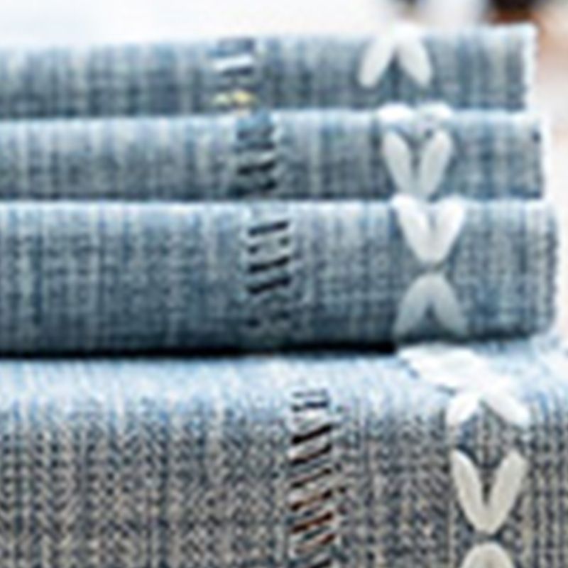 Retro Table Runner Elegant Hand Woven Cotton Linen Dining Table Runner with Tassels for Wedding Home Cross V1294-YM3118220253511-0421