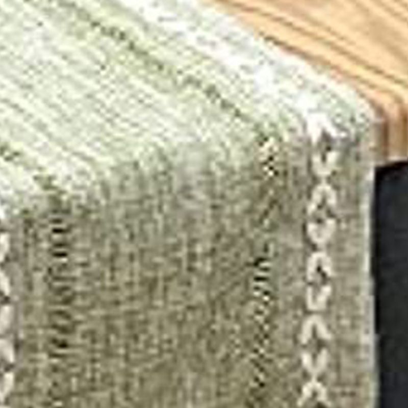 Retro Table Runner Elegant Hand Woven Cotton Linen Dining Table Runner with Tassels for Wedding Home Cross V1294-YM3118220253512-0421