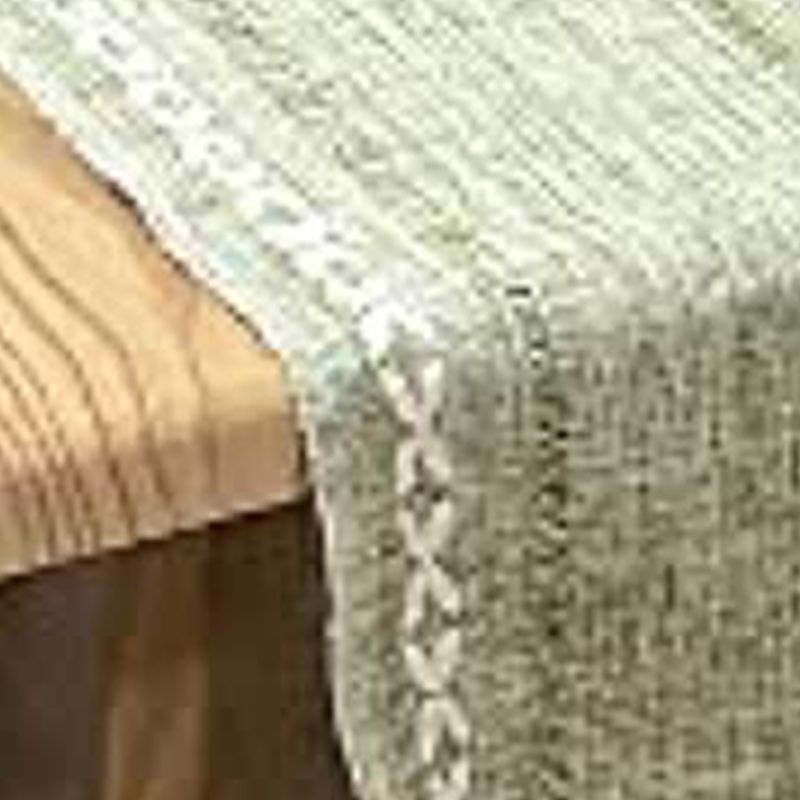 Retro Table Runner Elegant Hand Woven Cotton Linen Dining Table Runner with Tassels for Wedding Home Cross V1294-YM3118220253512-0421